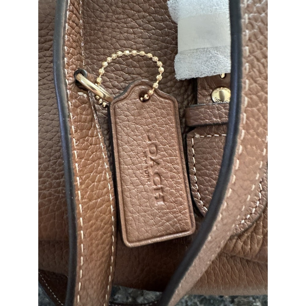 COACH DEMPSEY DRAWSTRING BACKPACK IN SIGNATURE JACQUARD with PATCH & STRIPE NEW - Picture 7 of 7